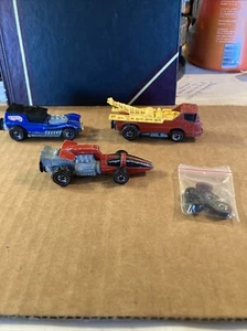 REDLINE HOTWHEELS REVVERS-Group of three with extra wheels - Picture 1 of 19