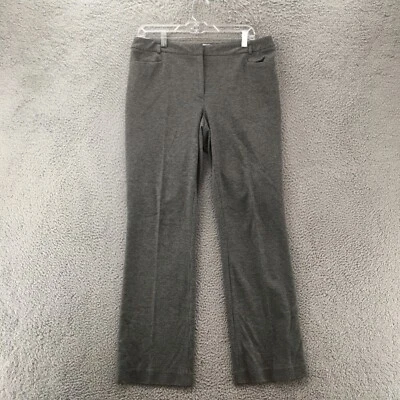 Pantalones chinos acampanados Calvin Klein para mujer 8 (real 34x32) gris tiro alto informales altos Foto 1 de 4
