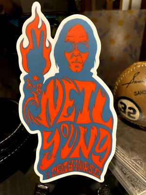 Neil Young & Crazy Horse 4" Vinyl Sticker