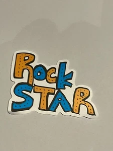 SINGER MUSIC SMALL BAND STICKER STICKERS MUSIC ROCKSTAR 🤩🛍️😊 - Picture 1 of 1