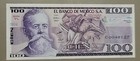 Banknotes of the World Mexico 100 Pesos 1982 Series C0048127 -In very good.