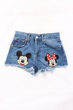 womens disney denim shorts