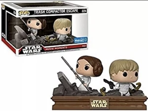 Funko Pop! Star Wars Movie Moments Trash Compactor Escape #224 Walmart Exclusive - Picture 1 of 2