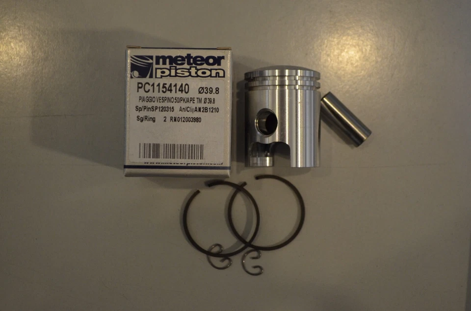 Pistone Meteor PC1154140 D. 39,8 - PIAGGIO VESPINO 50 PK - APE TM P50 - Imagen 1 de 1