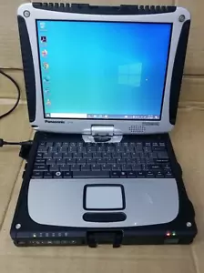 PanasonicToughbook Model CF-19 Intel Core Duo KHRAXAM NON-TOUCHSCREEN 4GB RAM - Picture 1 of 8