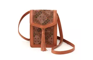 HOBO TRACOLLA IN PELLE MISTY ZENZERO NUOVA CON ETICHETTE - Foto 1 di 2