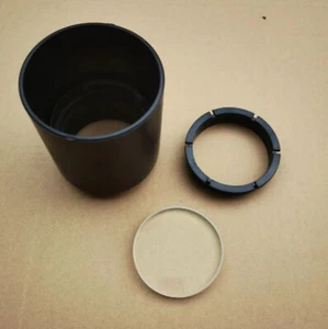 DIY Astronomical Telescope Objective 70mm Cement Lens Focal 900mm & Lens Holder - Foto 1 di 9