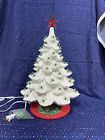 White Ceramic Christmas Tree Handmade