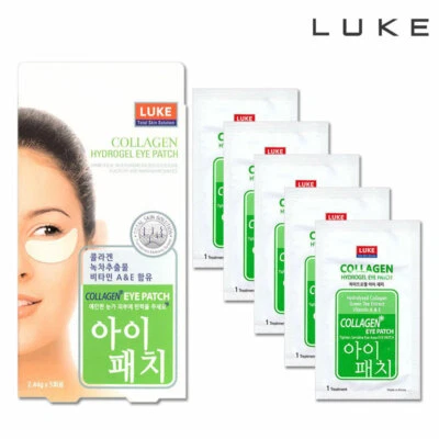 LUKE COLLAGEN HYDROGEL Eye Patch Dark Circle Pads Facial Mask 5~30 Pairs - Image 1 of 3