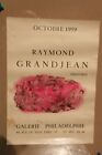 affiche ancienne expo peinture Raymond Grandjean 1959 Lot N° 15 **