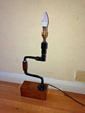 Upcycled Vintage Hand  Drill Converted to Table Lamp