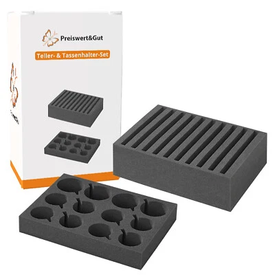 1x Tellerhalter und 1x Tassenhalter 34x25cm Camping Geschirrhalter Wohnmobil - Bild 1 von 4