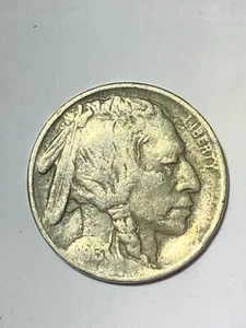 1913 P TYPE 2 BUFFALO NICKEL - Picture 1 of 2