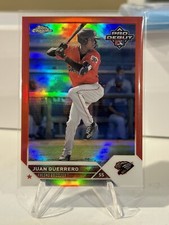 2023 Topps Pro Debut JUAN GUERRERO Red Foil Auto Autograph Card 2/5 Rockies