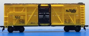 HO Scale "MKT - The Katy" 508 Livestock Freight Train Car / # 14 - Picture 1 of 12