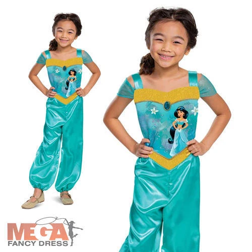 Déguisement fantaisie officiel Disney fille jasmin enfant tenue personnage Halloween - Photo 1/1