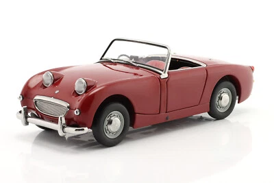 New Kyosho AUSTIN HEALEY SPRITE OPEN SPIDER 1958 1:18 Model Car RED 08953R KidBX - Image 1 of 4