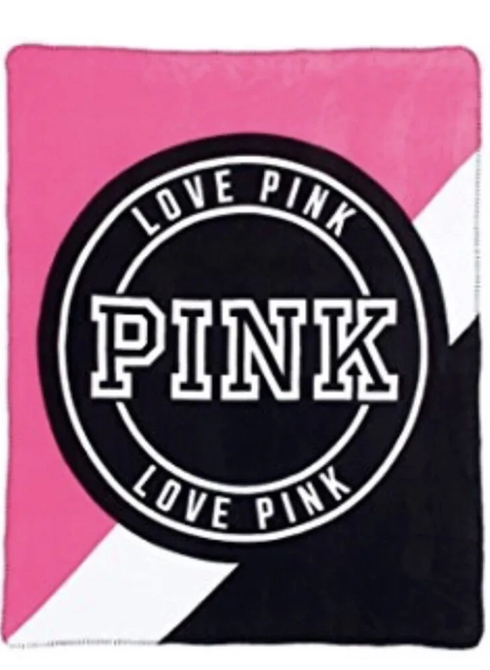 Manta/tiro Victoria's Secret ROSA Stadium 50 in X 60 in polar multicolor Foto 1 de 4