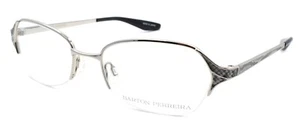 Barton Perreira Valera Women's Eyeglasses Frames 50-18-135 Snake / Silver - Picture 1 of 3