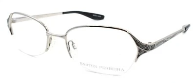 Barton Perreira Valera Women's Eyeglasses Frames 50-18-135 Snake / Silver - Image 1 of 3