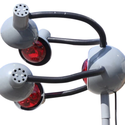 Lámpara roja de terapia de calor de luz infrarroja de 5 cabezales salón teñido permanente vapor SPA Foto 1 de 4