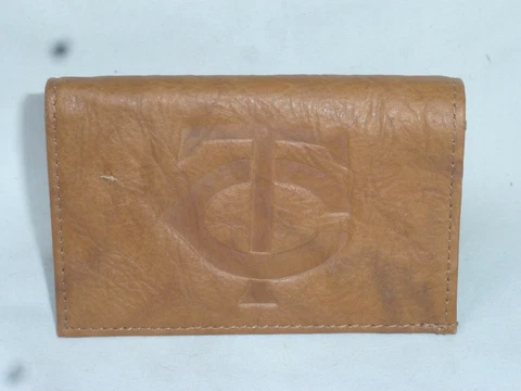 MINNESOTA TWINS   Leather TriFold Wallet  NEW  br1  --sd Cover