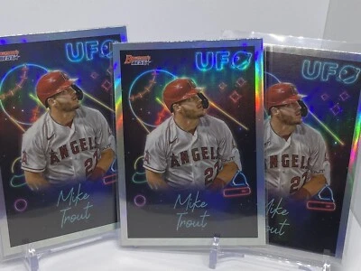 2022 Bowman's Best (3) UFO Mike Trout - Angels # UFO-1(310) - Image 1 of 4