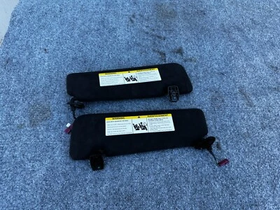 LEFT RIGHT SUN VISORS SHADE ALCANTARA BMW M6 650I F06 (2013-2019) OEM - Image 1 of 4