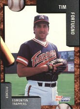 1992 Edmonton Trappers Fleer/ProCards #3535 Tim Fortugno