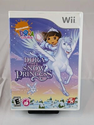 Dora the Explorer: Dora Saves the Snow Princess (Nintendo Wii, 2008) ¡Probado en caja original! Foto 1 de 4