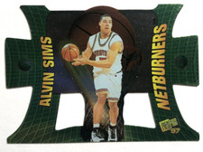 Alvin Sims #NB16 1997 Press Pass Net Burners DIE CUT NM