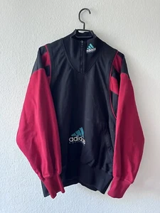 Adidas Equipment Vintage Retro 90er Halber Reißverschluss 1/4 Zip Pullover - Bild 1 von 8