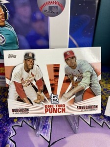 Steve Carlton/Bob Gibson One Two Punch #12P-22 2023 Topps Series 1 Baseball Card