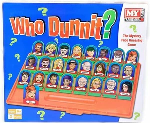 WER DUNNIT? Traditionelles Brettspiel Familie Mystery Gesicht Ratespiel Geschenk XMAS - Bild 1 von 4