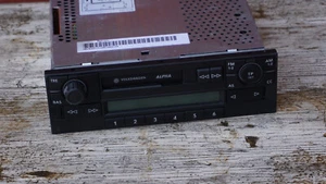 Original VW Autoradio Werkradio Kassetten Radio ALPHA Blaupunkt T5 POLO ink Code - Bild 1 von 3