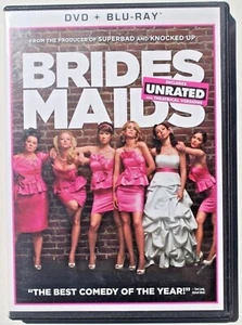Bridesmaids (Blu-ray + DVD, 2011) Unrated & Rated Melissa McCarthy, Kristen Wiig - Picture 1 of 4