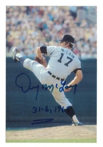 Denny McLain Signed Autographed 4 x 6 Photo Detroit Tigers A - Picture 1 of 1