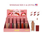 AMUSE Shades of Love Matte Liquid Lipstick - WHOLESALE BOX 2 dz (24 PCs) NEW