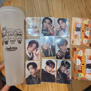 ATEEZ LUCKYDRAW 100kw PHOTOCARD TUMBLER POPUP ANITEEZ IN TREASURE - Picture 1 of 18