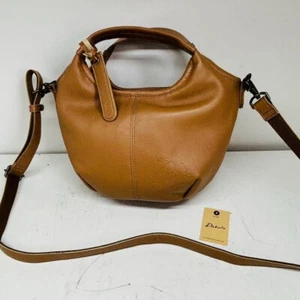 Bolso de hombro Winnie the Pooh clásico Pooh bidireccional cuero de vaca marrón Dakota x Disney - Imagen 1 de 13