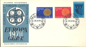 GREECE 1970 EUROPA CEPT, FDC, MNH - Picture 1 of 1