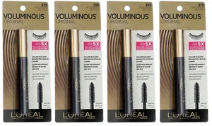 L'Oreal Voluminous Original Mascara, 315 Black Brown (4 Pack) - Picture 1 of 1