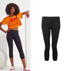 TriDri® TriDri Frauen recycelte Leistung Leggings 3/4 Länge TR530 - Inner Waistb - Bild 1 von 13