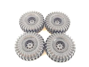 NEW 4x Redcat Racing Ascent Fusion 1/10 1.9" Crawler Tires & Beadlock Wheels - Picture 1 of 7