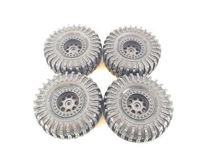 NEW 4x Redcat Racing Ascent Fusion 1/10 1.9" Crawler Tires & Beadlock Wheels - Image 1 of 4