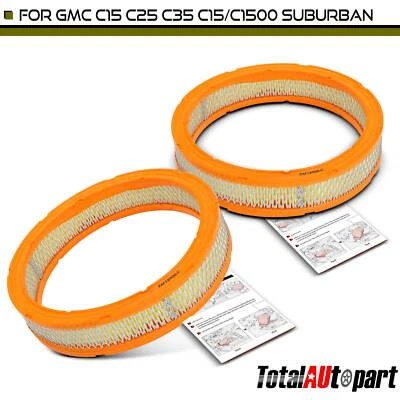 2x Filtro de aire del motor para camioneta GMC Jimmy 1000 Series K15/K1500 G15/G1500 Foto 1 de 4