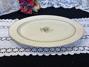 Royal Copenhagen "Fensmark" 9585 ovale Platte 16" - Bild 1 von 9