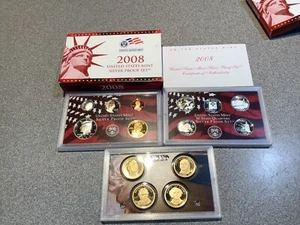 2008 United States Mint Silver Proof Set w/ Box & COA - Picture 1 of 4