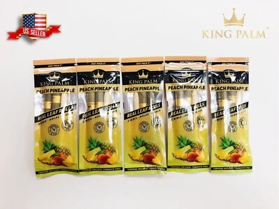 ¡¡NUEVO!! ROLLOS DE HOJAS 100% REALES SABOR PIÑA MELOCOTÓN PALMA REY MINI TAMAÑO 5 PAQUETES Foto 1 de 4