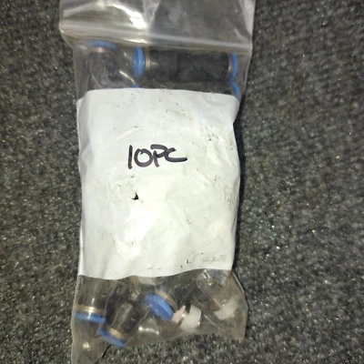 Festo QST-1/8-6 Tee Fitting   1/8" NPT X  6mm Push In Tube - Image 1 of 4